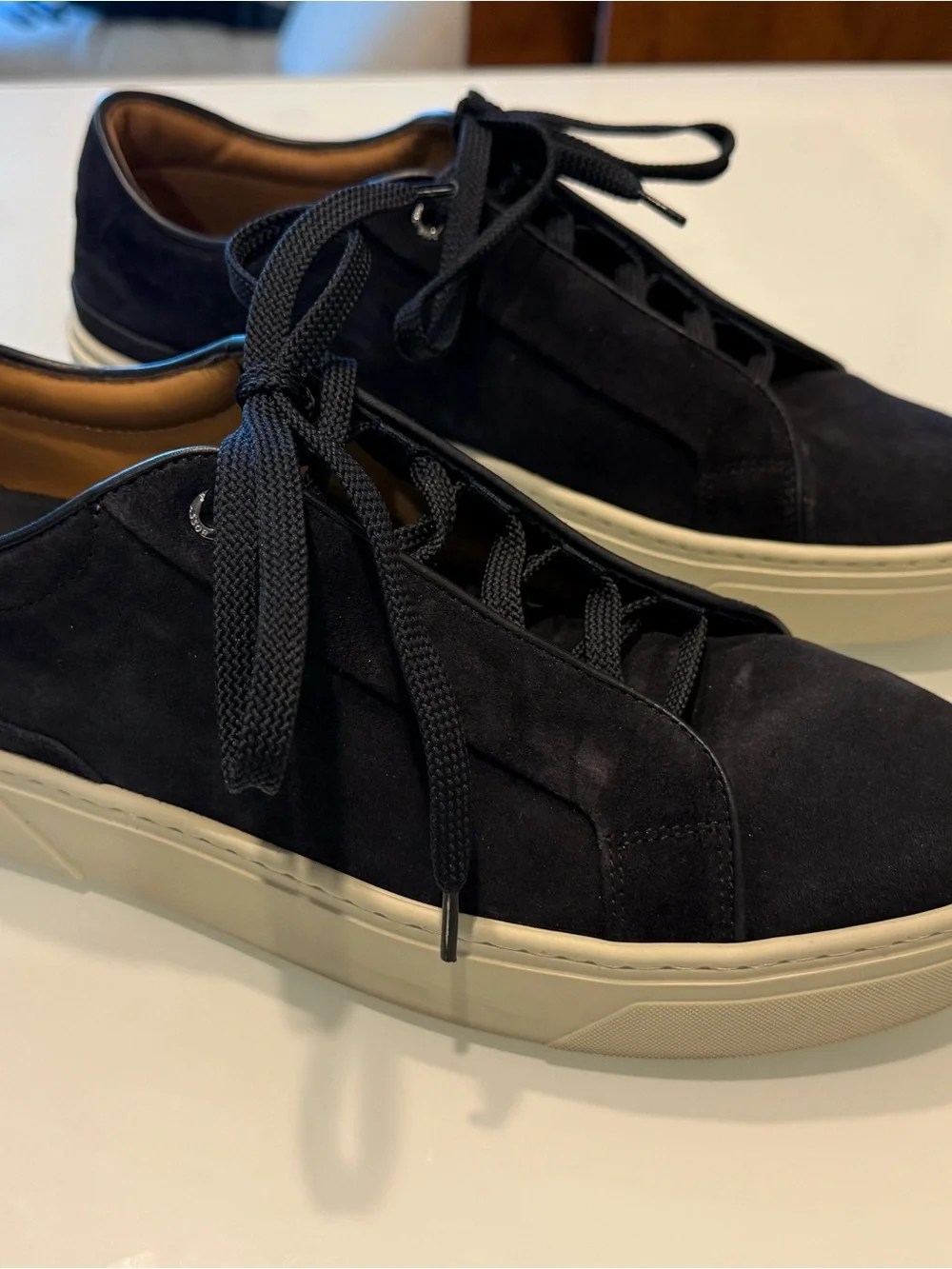 BOSS Men's Gary Suede Low-Top Sneaker